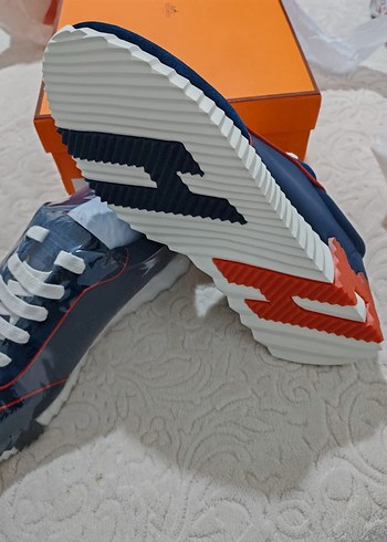 Renkli Mavi Erkek Spor Ayakkabı - Görsel 3