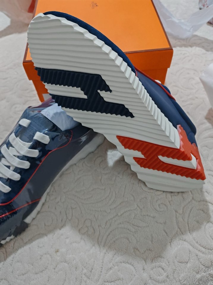 Renkli Mavi Erkek Spor Ayakkabı - Görsel 3