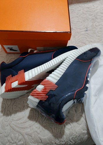 Lacivert Bağcıklı Erkek Spor Ayakkabı - Görsel 2