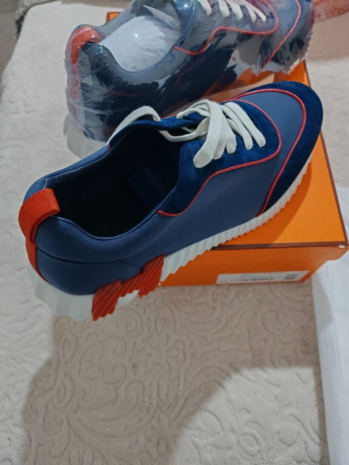 Lacivert Bağcıklı Erkek Spor Ayakkabı - Görsel 3