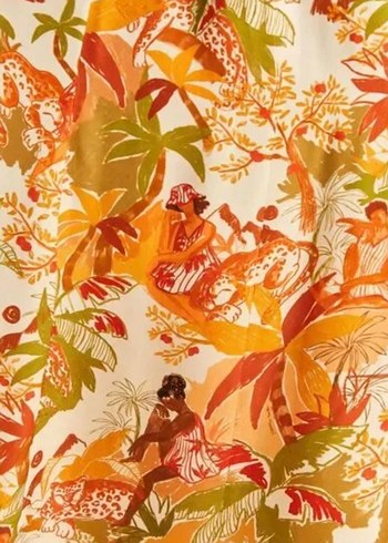 Bohem Çok Renkli Askısız Uzun Elbise - Görsel 5