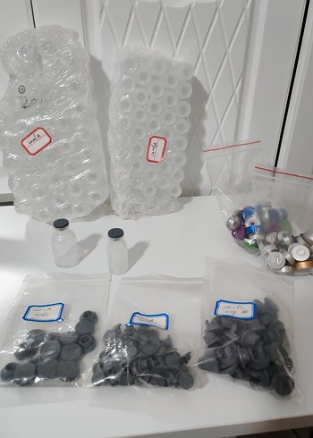 Kauçuk Kapaklı Cam Flakon - Görsel 4