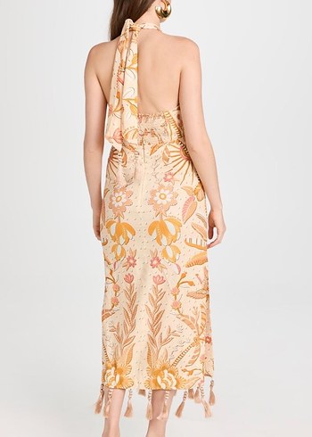 Tarz Straplez Uzun Elbise - Görsel 5