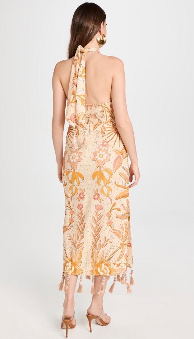 Tarz Straplez Uzun Elbise - Görsel 5