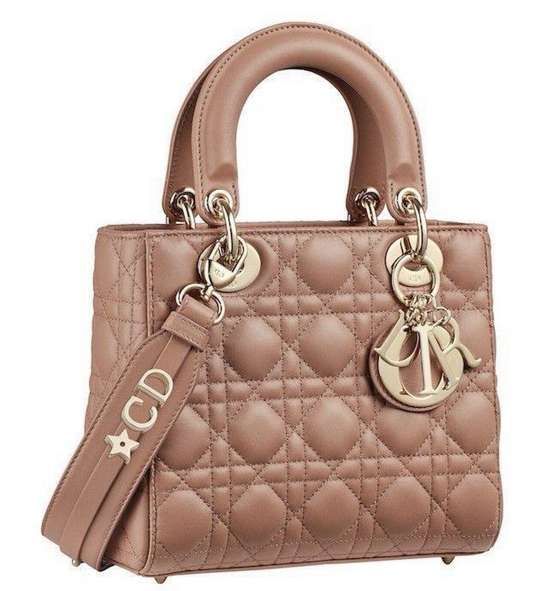 Dior Bej Kapitone El Çantası — görsel 2/8