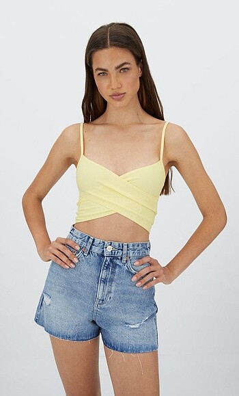 Stradivarius Jean şort