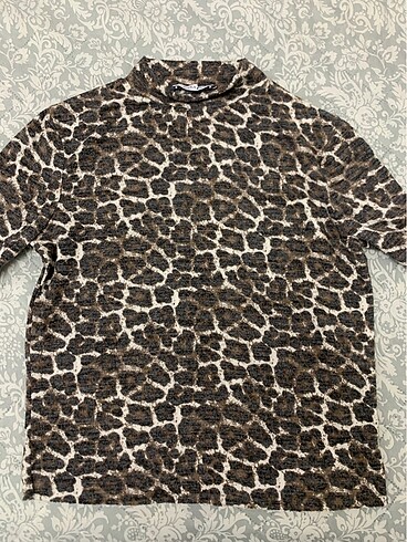 ZARA LEOPAR TREND BLUZ