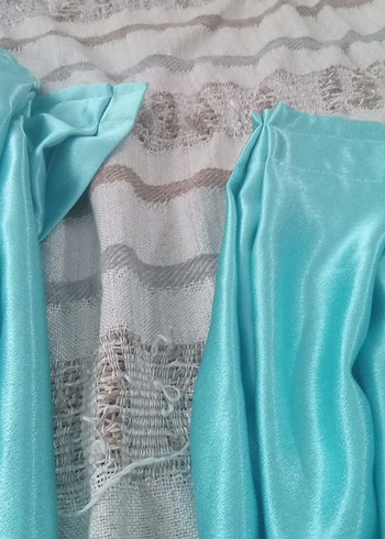 Pastel Mavi Modern Perde - Görsel 3