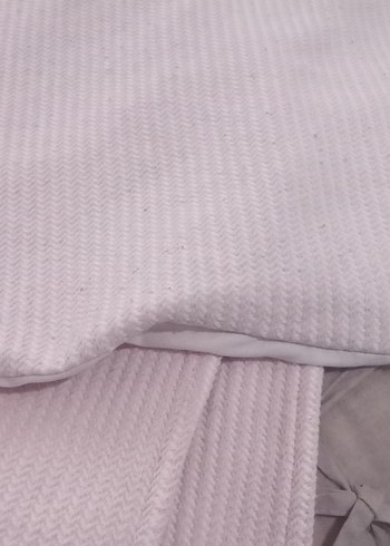 pudra pembe yatak örtüsü , kırlent 2 ad - Görsel 5