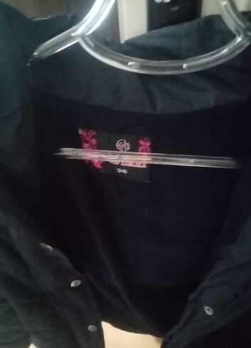 Mont şişme 36 beden lacivert  - Görsel 8