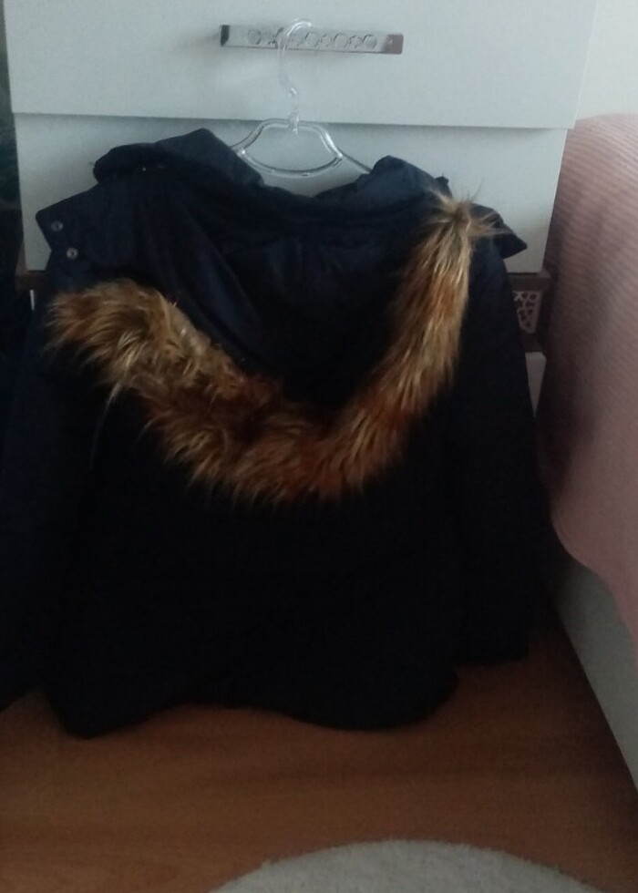 Mont şişme 36 beden lacivert  - Görsel 3