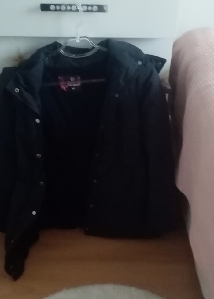 Mont şişme 36 beden lacivert  - Görsel 2