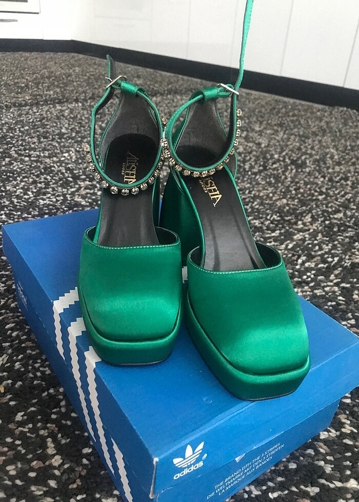 Saten platform  ayakkabı - Görsel 2