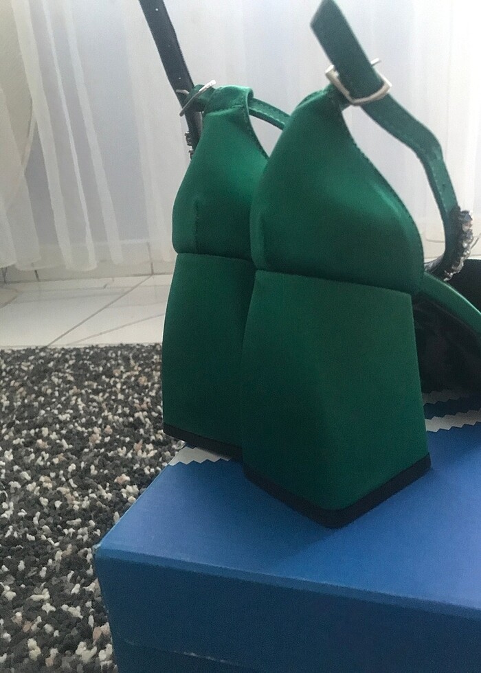 Saten platform  ayakkabı - Görsel 4