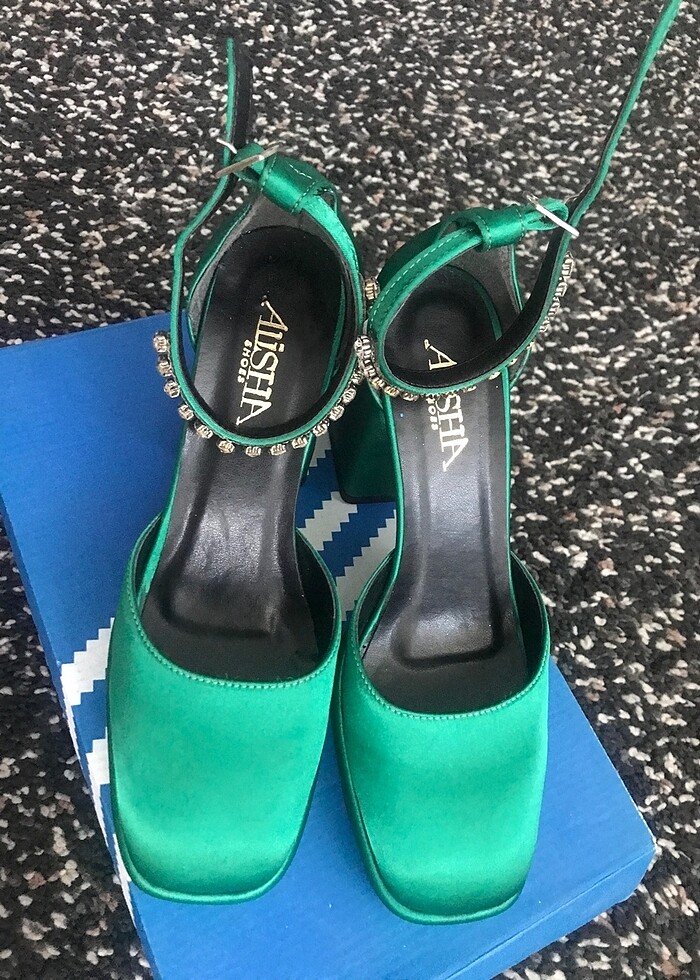 Saten platform  ayakkabı - Görsel 5