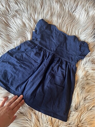 Ralph Lauren Kız bebek lacivert elbise