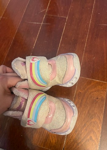 Skechers Kız Çocuk Pembe ışıklı  Spor Ayakkabı - Görsel 4