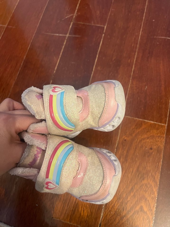 Skechers Kız Çocuk Pembe ışıklı  Spor Ayakkabı - Görsel 4