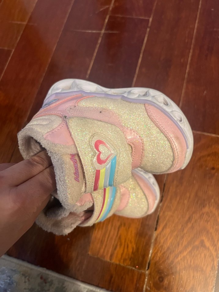 Skechers Kız Çocuk Pembe ışıklı  Spor Ayakkabı - Görsel 3