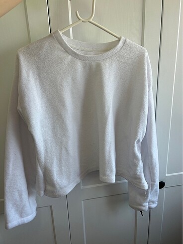 Pull&Bear Beyaz Polar Sweat