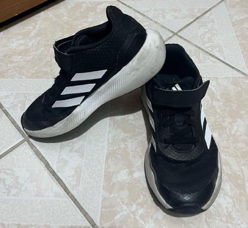Siyah Erkek Çocuk Spor Ayakkabı Adidas - Görsel 3