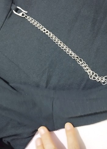 Siyah Zincir Detaylı  Tulum - Görsel 3