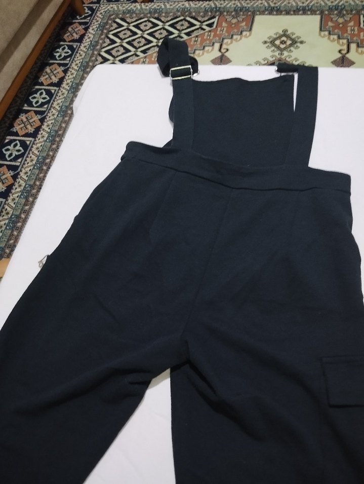 Siyah Zincir Detaylı  Tulum - Görsel 4