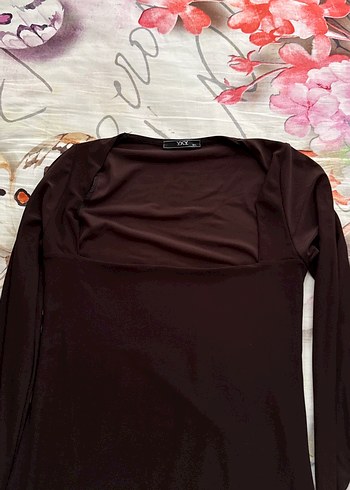 Uzun Kollu Siyah Straplez Elbise - Görsel 2