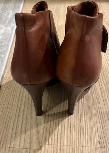 Nine West  Deri Kadın Dolgu Topuklu Bot - Görsel 6