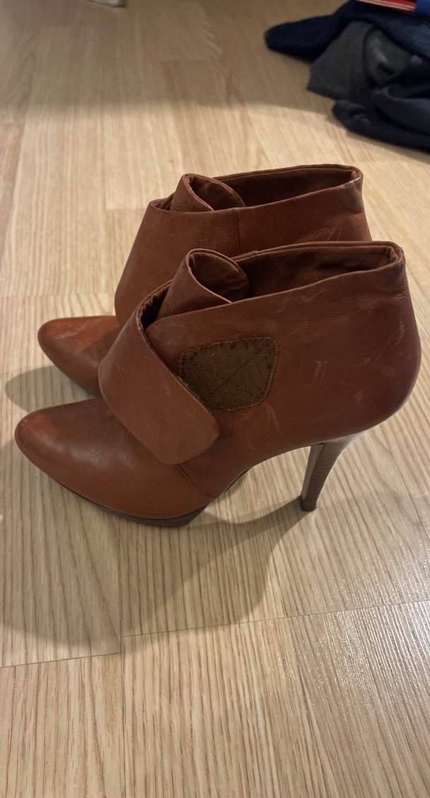 Nine West  Deri Kadın Dolgu Topuklu Bot - Görsel 3