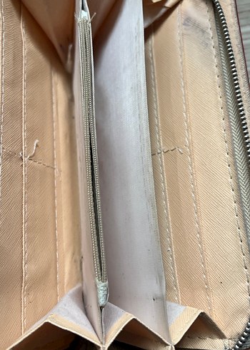 Kırmızı Parlak Deri Kadın Cüzdan - Görsel 6