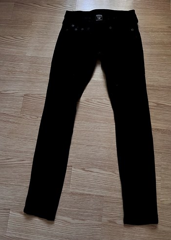 True Religion Siyah Dar Kesim Pantolon