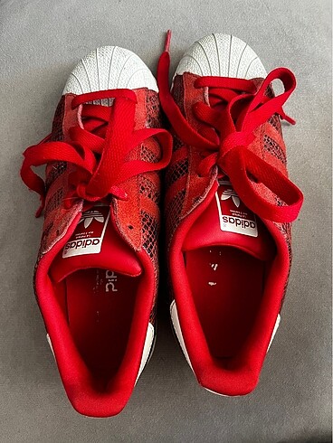 38 Beden kırmızı Renk Adidas Superstar