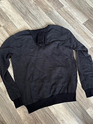 Lacoste boğazlı kazak erkek