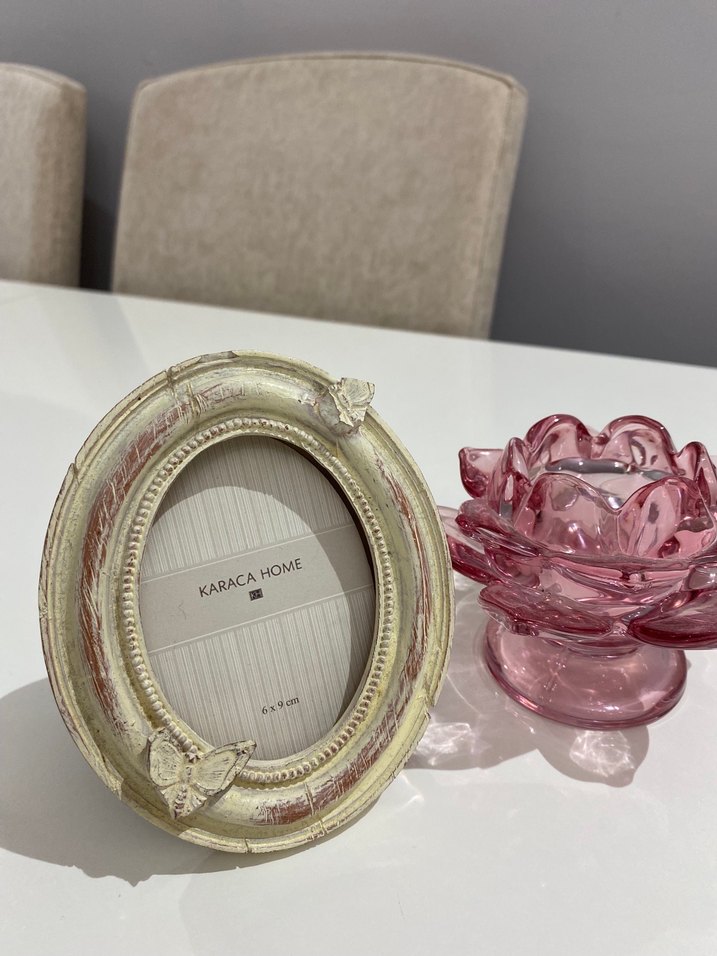 Karaca Home Oval Pastel Pembe Çerçeve - Görsel 2