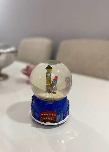 Renkli Kar Küresi Biblo - Görsel 5