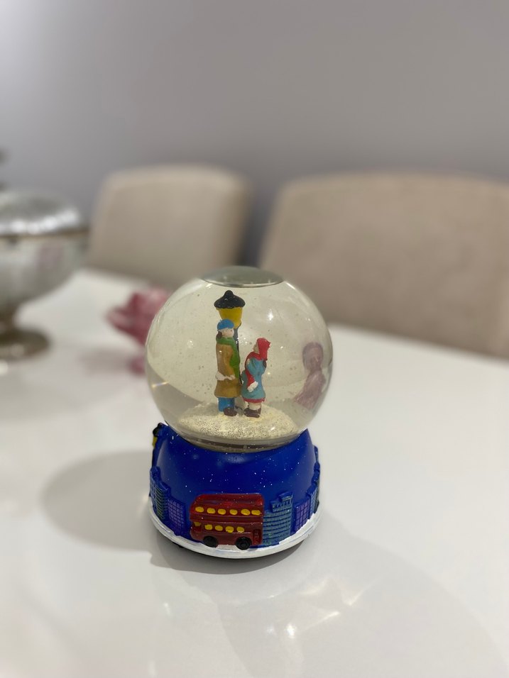 Renkli Kar Küresi Biblo - Görsel 5