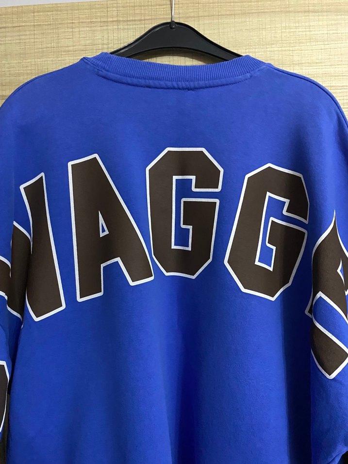 Erkek Mavi Sweatshirt, Bisiklet Yaka, Rahat Kesim - Görsel 3