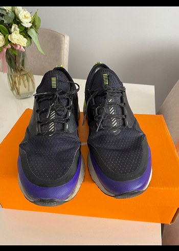 Erkek Mor Spor Ayakkabı Velcro Bağcıklı - Görsel 4