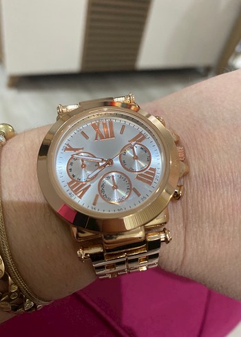 Altın Renkli Kadın Saat PADAM - Görsel 5