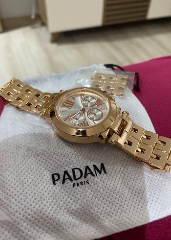 Altın Renkli Kadın Saat PADAM - Görsel 2
