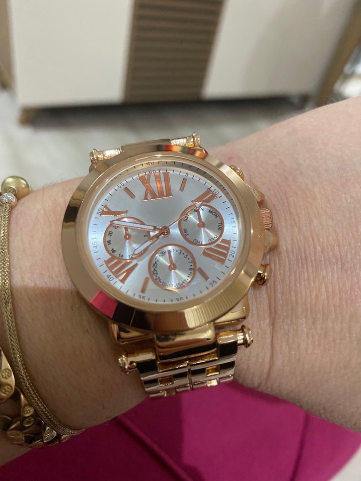 Altın Renkli Kadın Saat PADAM - Görsel 5