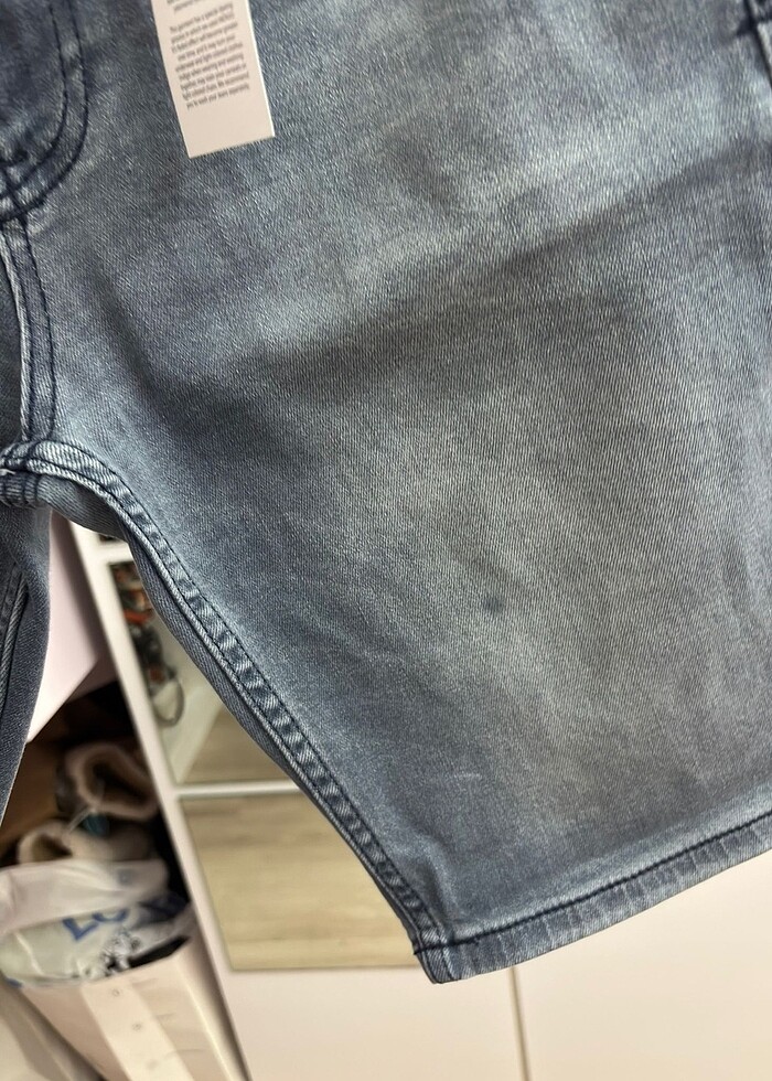 Erkek jean şort - Görsel 4