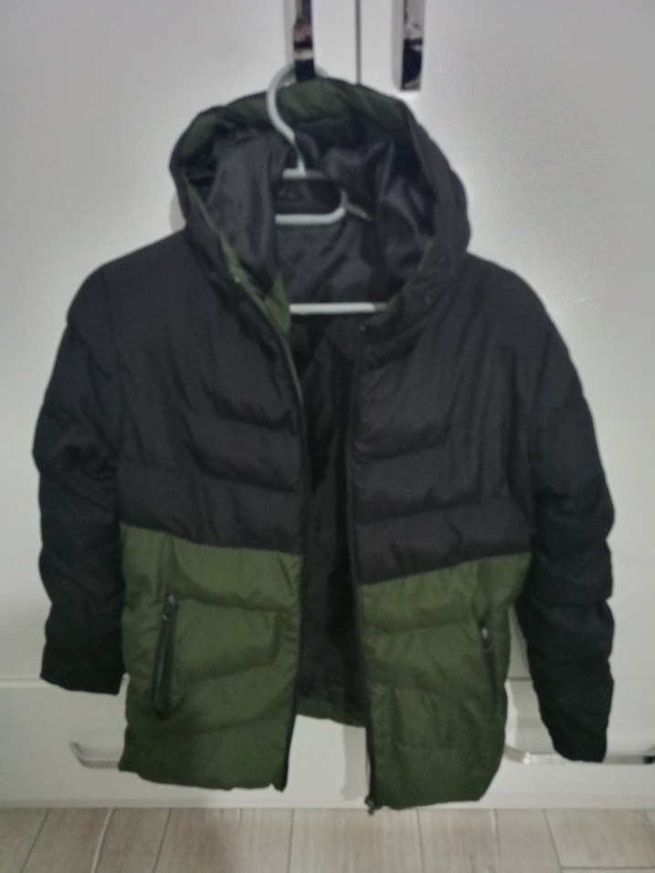 Erkek Çocuk Yeşil Fermuarlı Street Wear Mont - Görsel 3