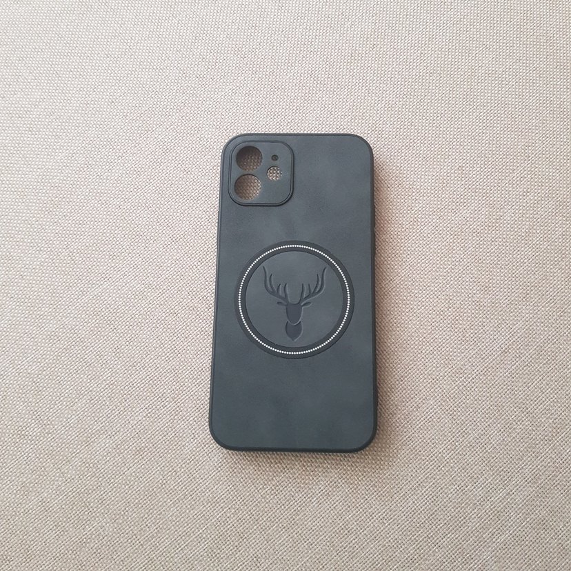 Bohem Gri Telefon Kılıfı Tokalı - Görsel 2