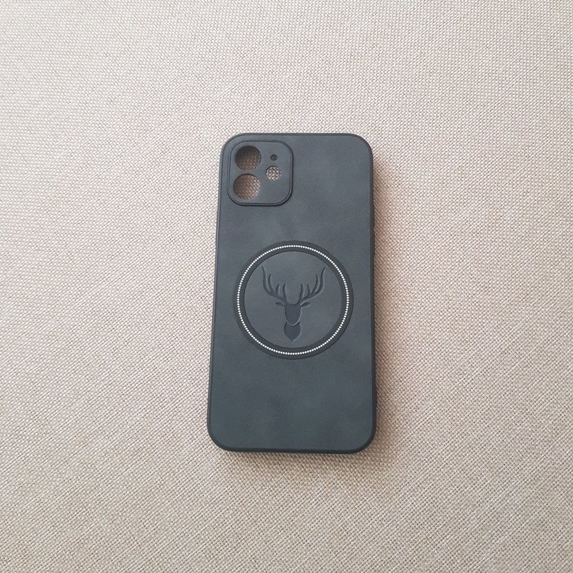 Bohem Gri Telefon Kılıfı Tokalı - Görsel 3