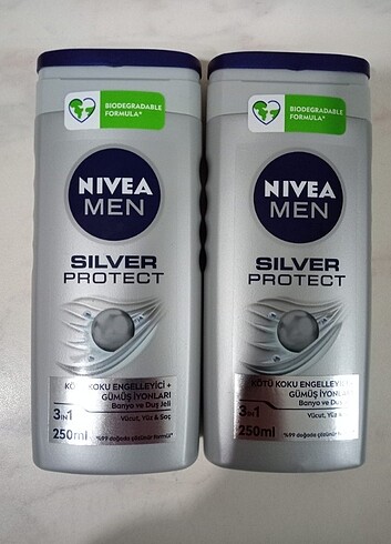 Nivea Men Saç , Yüz , Vücut Şampuanı 2 Adet 250 ML 