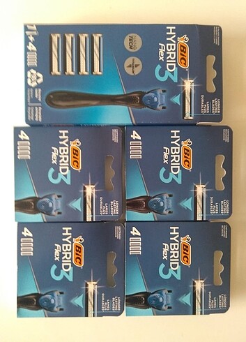 Bic Hybrid Flex 3 Tıraş Bıçağı ve Yedek Bıçakları - Görsel 3