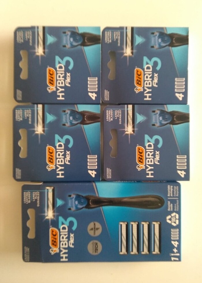 Bic Hybrid Flex 3 Tıraş Bıçağı ve Yedek Bıçakları - Görsel 2