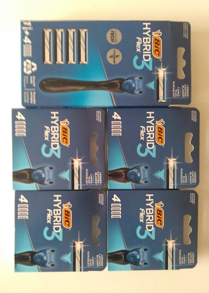Bic Hybrid Flex 3 Tıraş Bıçağı ve Yedek Bıçakları - Görsel 3